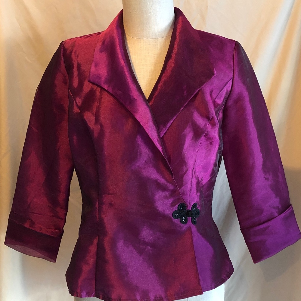 Fuschia Purple Business Blazer- Alex Evenings